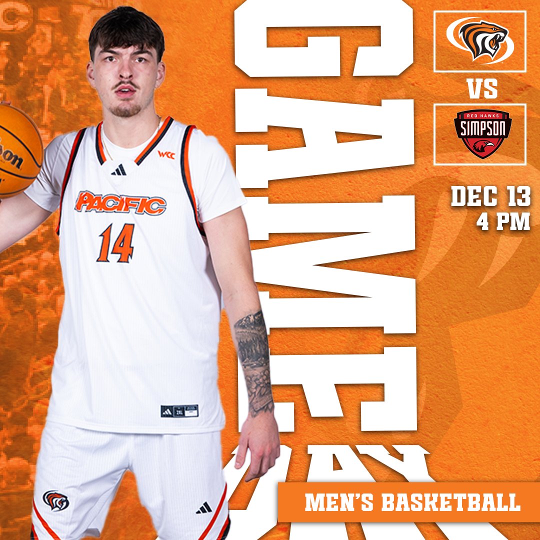 𝗝𝗮𝗰𝗸𝗲𝗱 𝘂𝗽 𝗮𝗳𝘁𝗲𝗿 𝗳𝗶𝗻𝗮𝗹𝘀 𝘄𝗲𝗲𝗸

🆚: Simpson University
⏰: 4 p.m.
📍: Stockton, Calif.
🏟️: Alex G. Spanos Center
📊: bit.ly/3vwAafp
📺: bit.ly/4iNFgse
📻: ihr.fm/48UlHsa
🎟️: bit.ly/4rVPWJM

#PacificProud