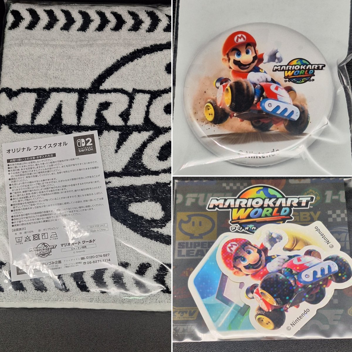 マリオカート ワールド ホログラムステッカー付 マリオカート ワールド ホログラムステッカー付 マリオカート ワールド