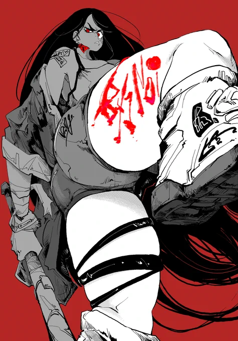 #今年一番伸びた絵ではないが個人的に気に入っている絵を貼る なんだかんだ自分の絵が好きになれた年でした。評価してくれる方々に改めて感謝ですもっと描こう
