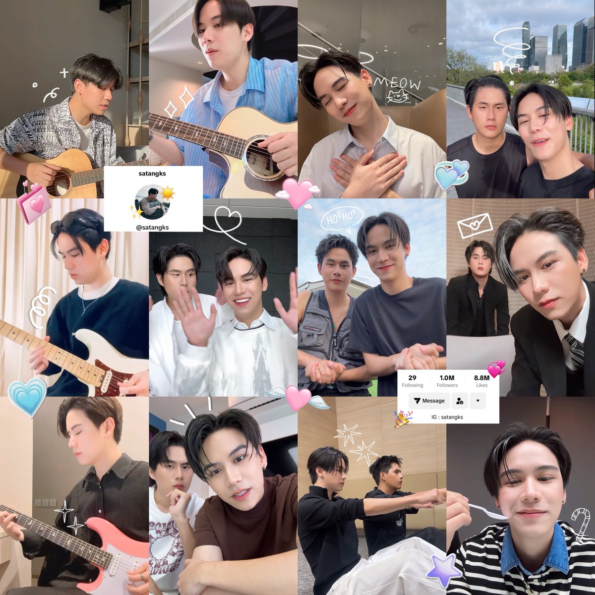 ยินดีกับล้านฟอลของดาวติ้กต้อกคนใหม่ด้วยคั้บ จากเด็กที่เล่นกีต้าร์ร้องเพลงลงเฉยๆ วันนี้พี่แกเก็บเกือบครบทุกชาเล้นแล้วน้าาา ไว้มาลงชาเล้นใหม่ๆอีกนะคั้บ รอกดรีโพสแน้ะ😝✨🤏🏻

SATANG TIKTOK 1M FOLLOWERS

#ตางตางเลิฟติ๊กต๊อก1M