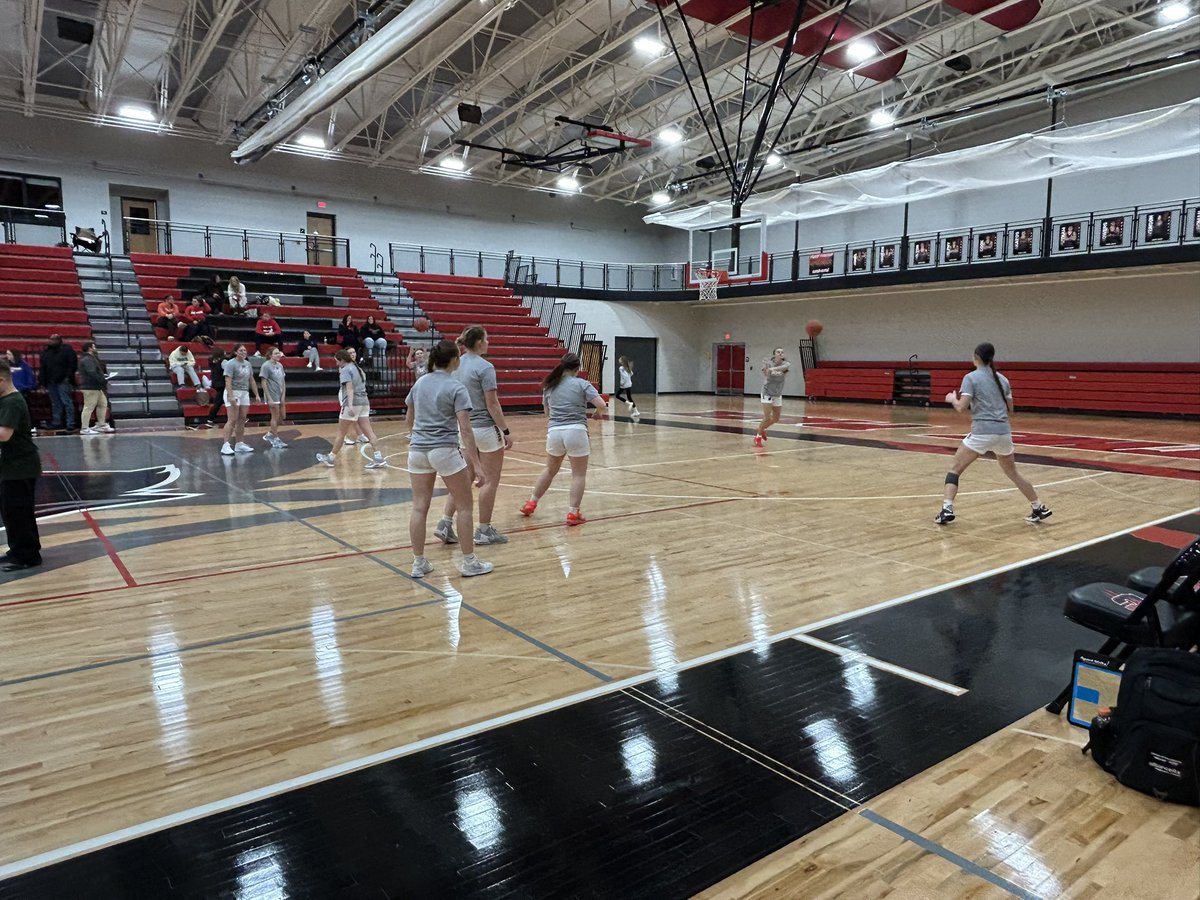 JV girls hoops comes out on top over Milan 40-15! Varsity is on deck, Go Redwolves!!🏀