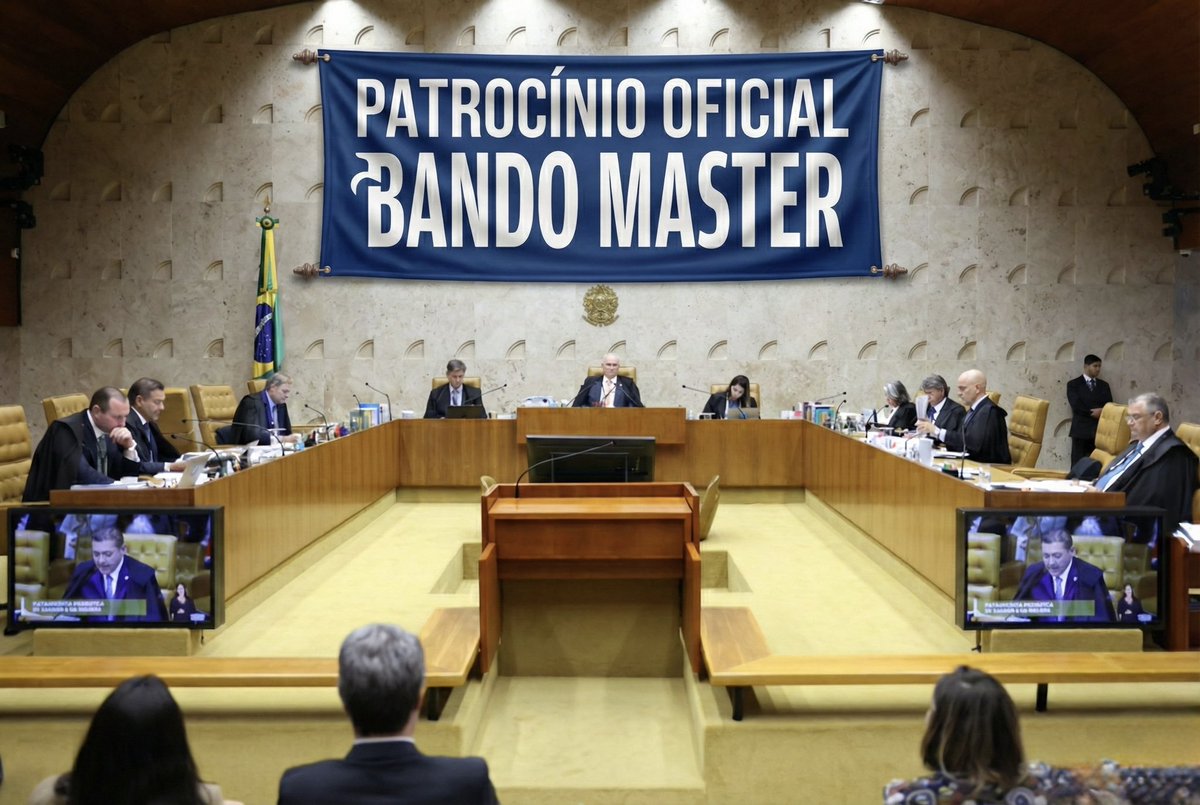 philliphonorato's tweet image. STF com novo patrocínio 
Banco Master