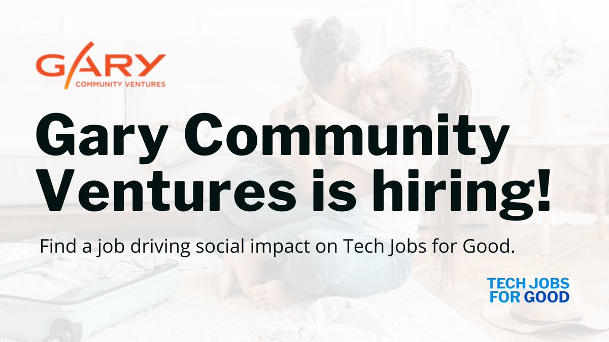 Tech Jobs for Good tweet media