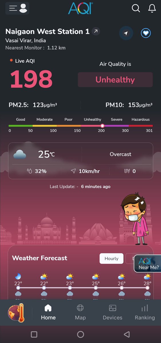 SnehJ7's tweet photo. There’s a constant smell of burning garbage throughout the night in the Vasai–Naigaon area, and the AQI is touching 200. Please take action and ban garbage burning. @snehadubepandit @vvcmc_official @Dev_Fadnavis https://t.co/jrtlvrs2KP