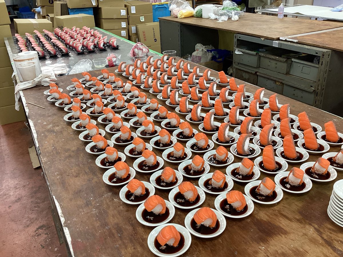 Post by 食品サンプルのイワサキ・ビーアイ on X: あ、圧巻…🍣