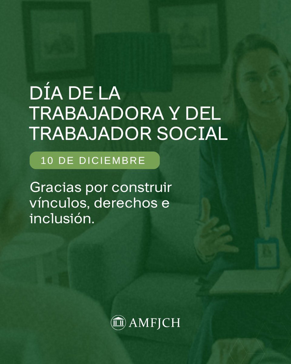 Feliz día a todos y todas las trabajadoras y los trabajadores sociales.

En este día reconocemos su compromiso cotidiano, su acompañamiento a las comunidades y su labor esencial para garantizar derechos, inclusión y vinculación social.