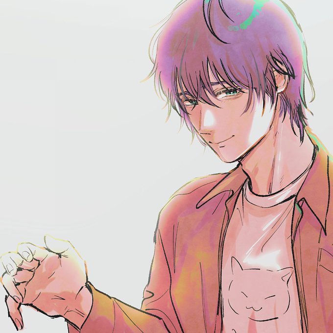 全身描いてたのですがトリミングするとどうなるかの実験でした🥹作中数コマしかでてきていない彼…優しい世界に生まれ変わって(?)よかったね…… 