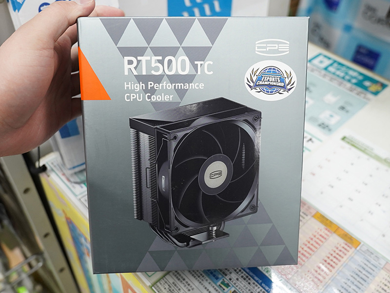更新：CPSの黒いサイドフロー型CPUクーラー「RT500 TC BLACK」が登場 akiba-pc.watch.impress.co.jp/docs/news/news… #自作PC #CPS