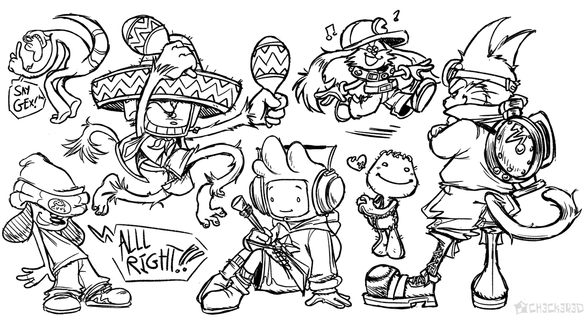 sum assorted game guys