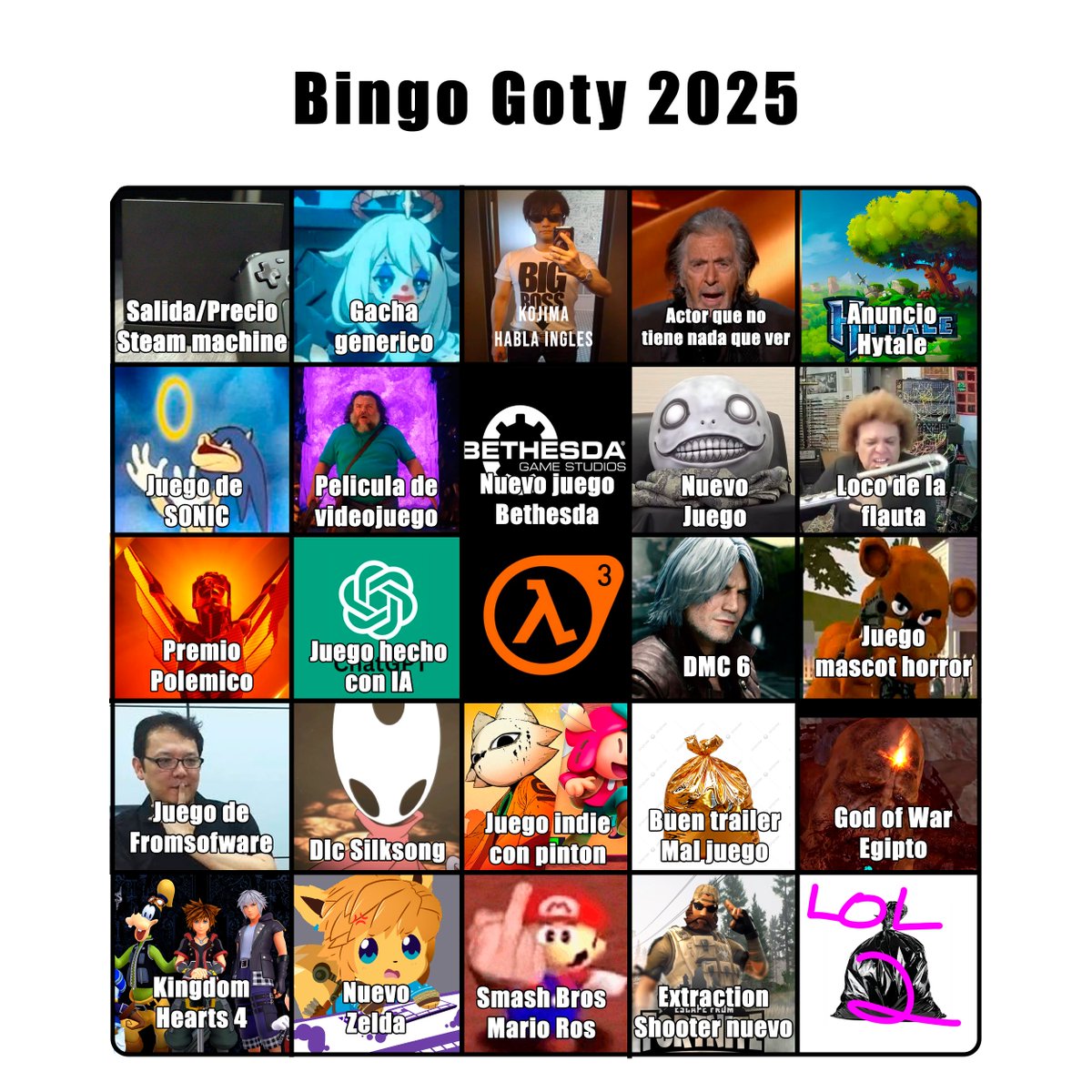 Eevee_2828's tweet image. Hicimos el bingo para los gotys del dia de mañana, asi que si quieren acompañarnos los espero en el canal de kick c: