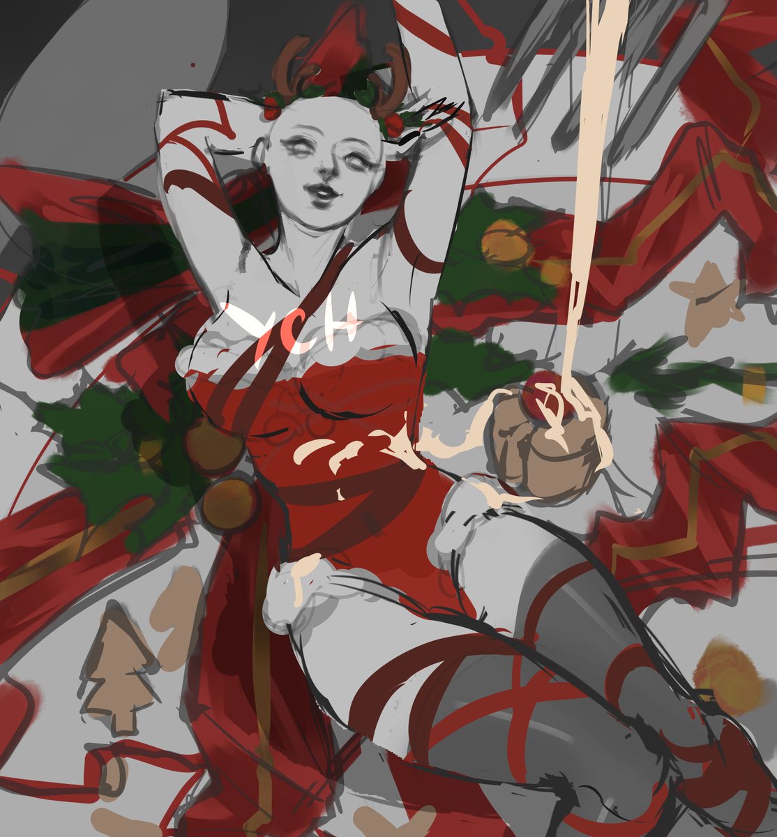 houmi_art's tweet photo. 🍒Christmas Dinner!!🎄🍒 YCH art
Celebrate this Christmas with new art for your OC
Price: 48 ( with 20% off) 

I’ll gacha 2 lucky winner to get this ych art as a FREE gift😋🎁🍀 so DROP YOUR OC below
💕Follow + RT is appreciated
#vgenartist #artgiveaway #artraffle https://t.co/QGcY4MIKzO