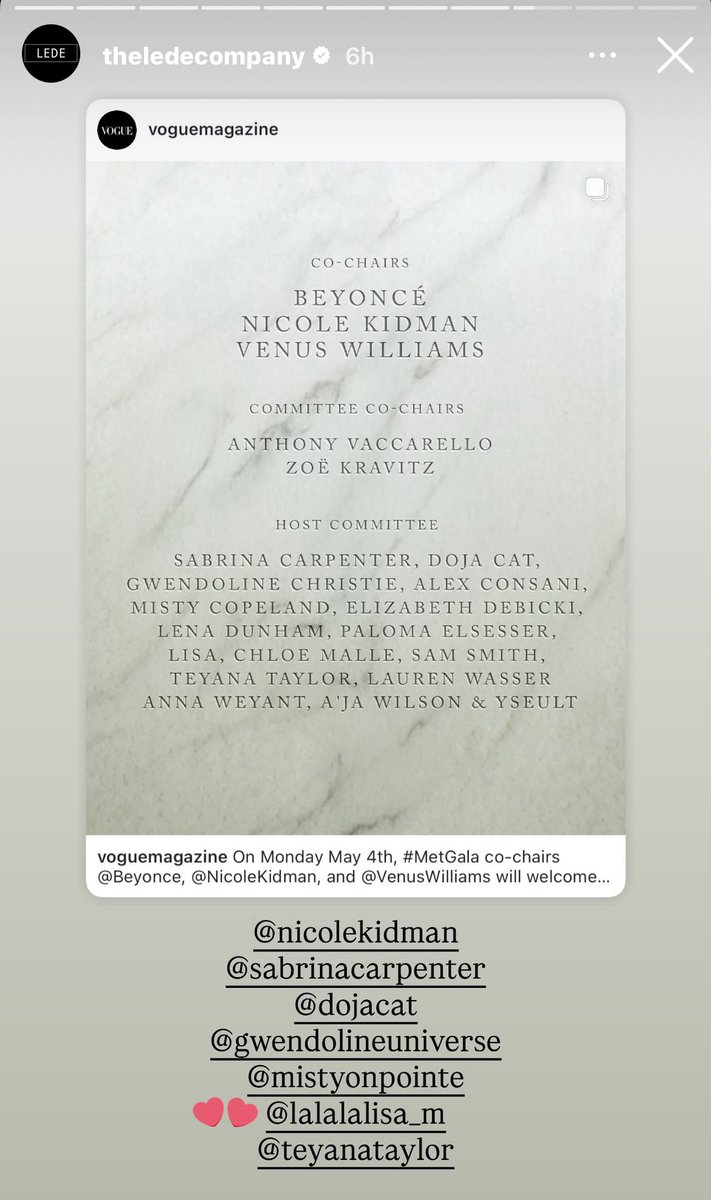 theledecompany reposted IG story update:

<a href="/wearelloud/">LLOUD</a> #LISA <a href="/voguemagazine/">Vogue Magazine</a>
