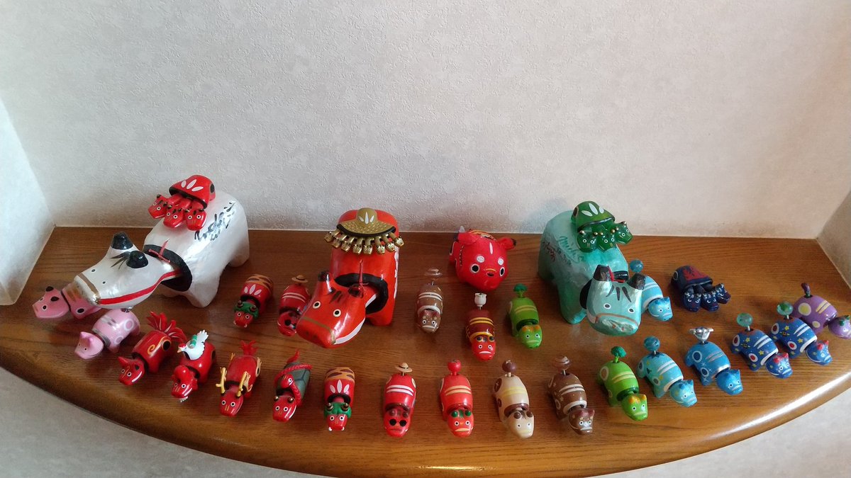 色相環みたいに並んだうちのべこたちみて🐮✨