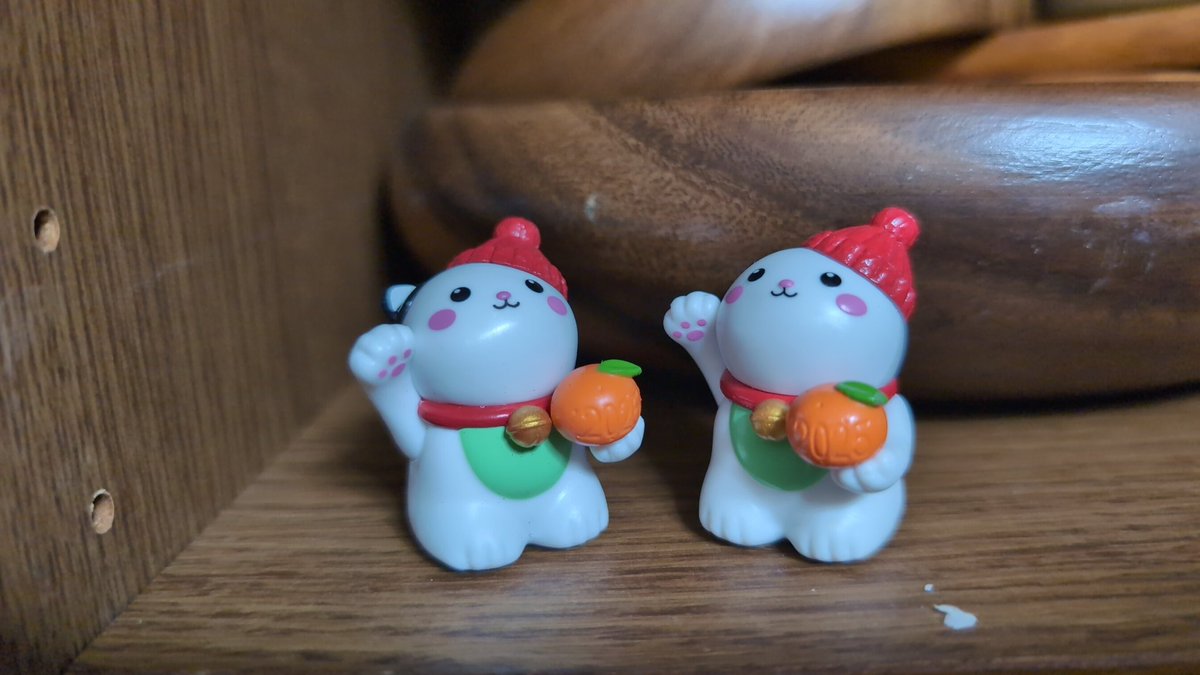 招き猫付き　鏡餅　セット お鏡餅-こもち入り60g - お鏡餅 まる餅入り 招き猫60g｜たいまつ食品