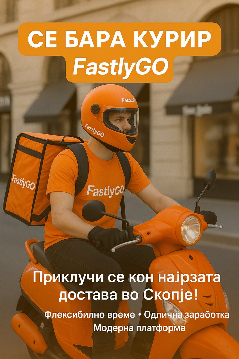 fastlygo's tweet image. FastlyGO бара курири!

Флексибилни часови, стабилна заработка и модерна платформа.
Приклучи се денес! 🛵🔥

#FastlyGO #СеБараКурир #SkopjeDelivery #CourierJob #KuryeAranıyor