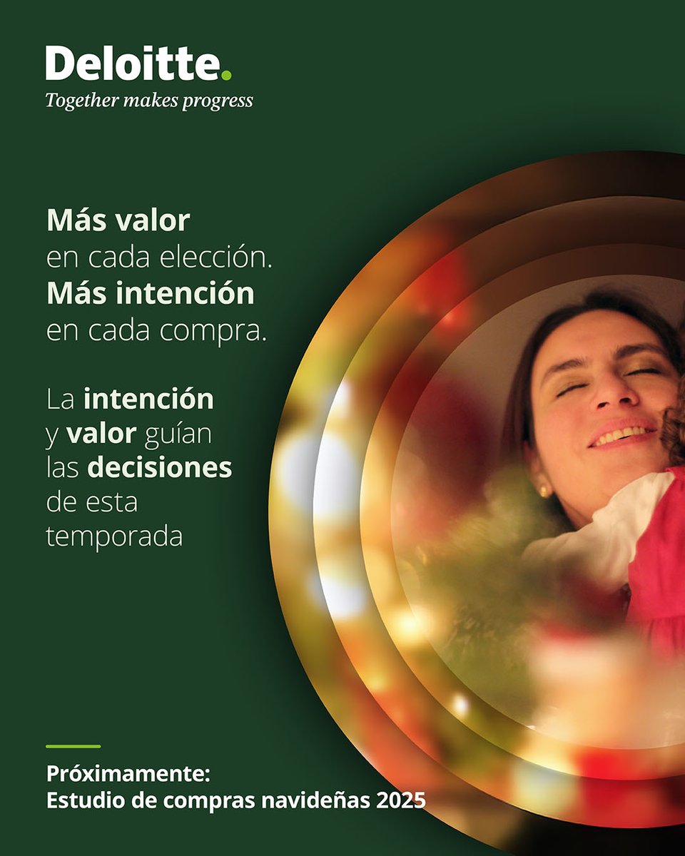 🎄🎁Las preferencias de los consumidores continúan evolucionando: cada vez se priorizan más los regalos útiles, con propósito y que aporten un valor real.

🟢 En Deloitte estamos analizando estos comportamientos para comprender cómo influirán en las tendencias del 2025.