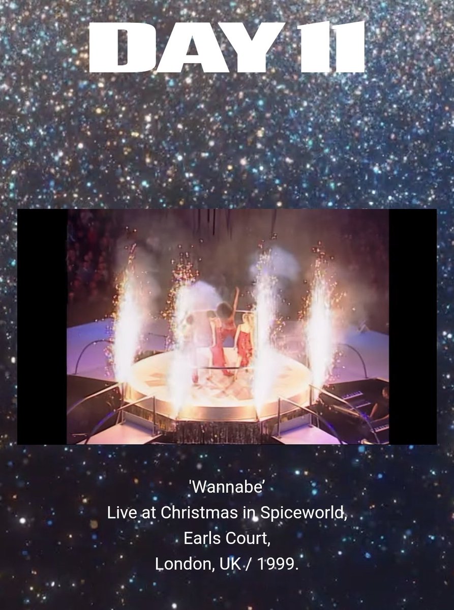 SpiceGirlfanUK's tweet photo. Day 11 of @spicegirls #Christmas ##AdventCalendar 🎄
#Wannabe live at #CISP https://t.co/JmUQ7UsMIE