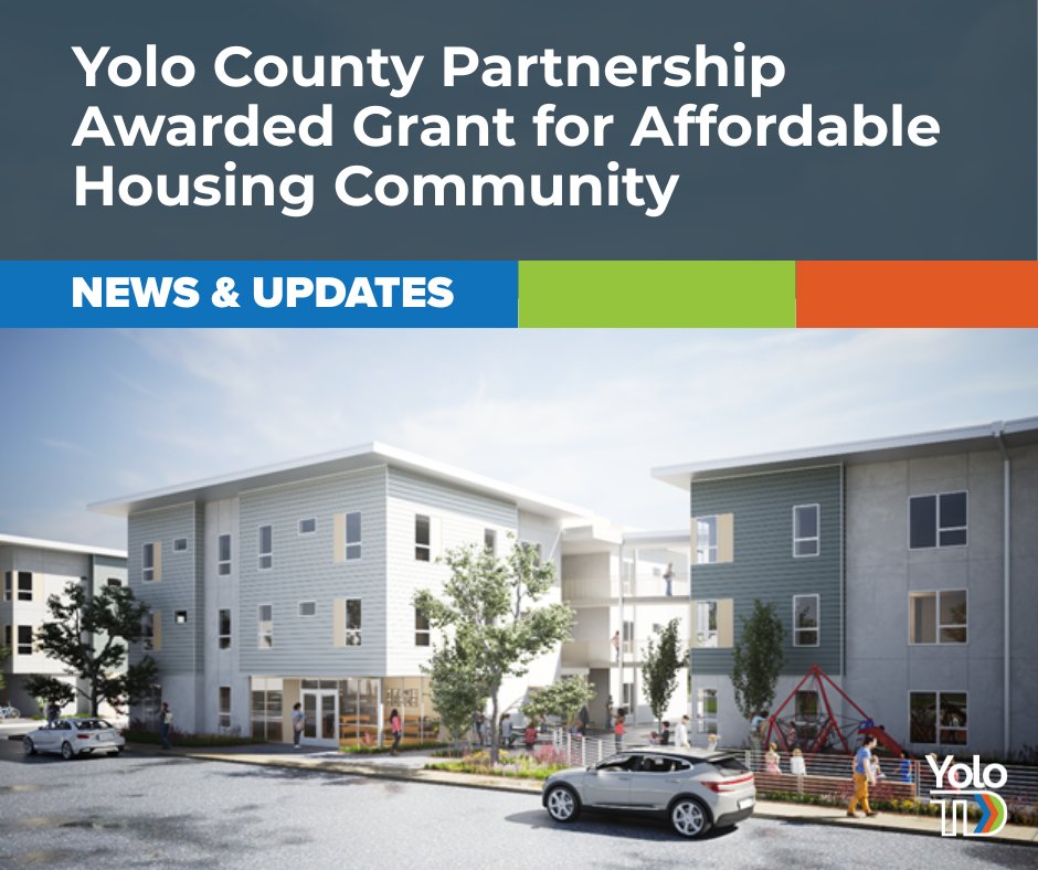 Exciting news! 🌟  Yolo County partnership awarded grant to transform underutilized site in Woodland into mid-rise affordable housing community -- all-electric, net-0 energy, transportation improvements like new electric buses, bus shelters, &amp; bike paths. yolotd.org/ahsc-funding-t…