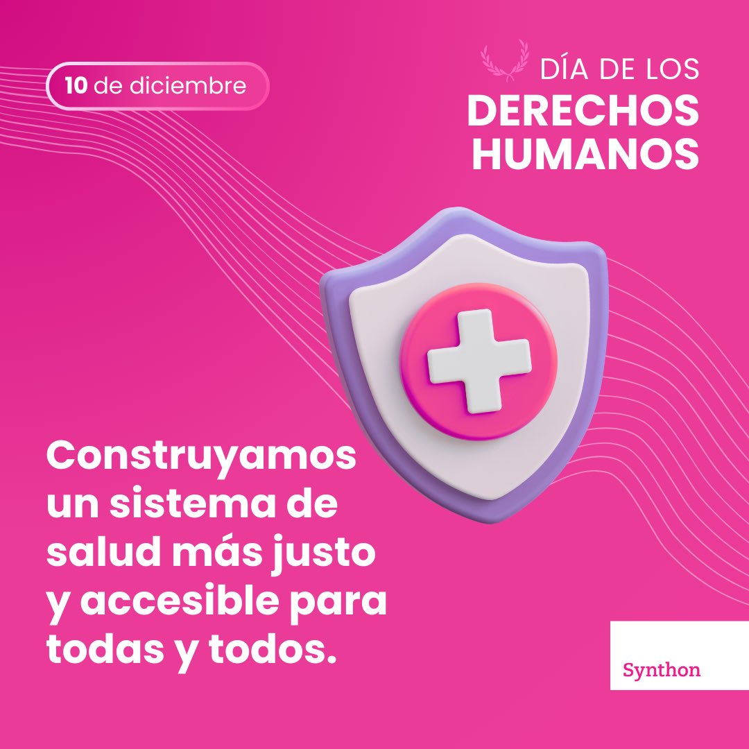 SynthonMexico's tweet photo. En el #DíadelosDerechosHumanos recordamos que la salud debe ser accesible, segura y humana
para todas las personas. La salud digna es un derecho que nos pertenece a todos. 

#Salud #SynthonMéxico https://t.co/Ng1854tkVI