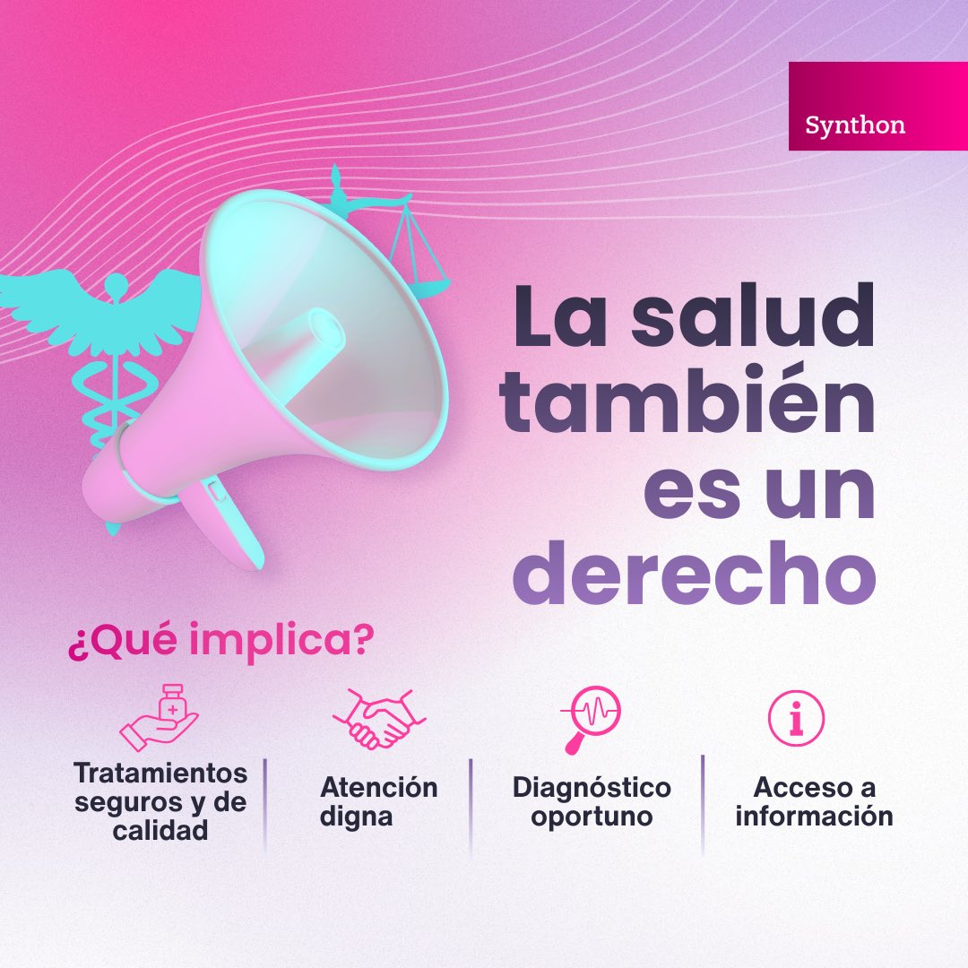 SynthonMexico's tweet photo. En el #DíadelosDerechosHumanos recordamos que la salud debe ser accesible, segura y humana
para todas las personas. La salud digna es un derecho que nos pertenece a todos. 

#Salud #SynthonMéxico https://t.co/Ng1854tkVI