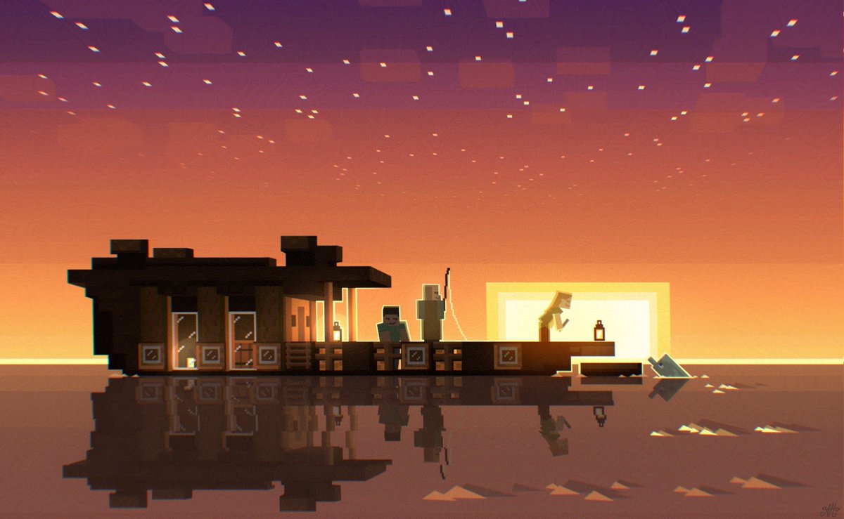 Posting my other Minecraft piece from a couple months back.