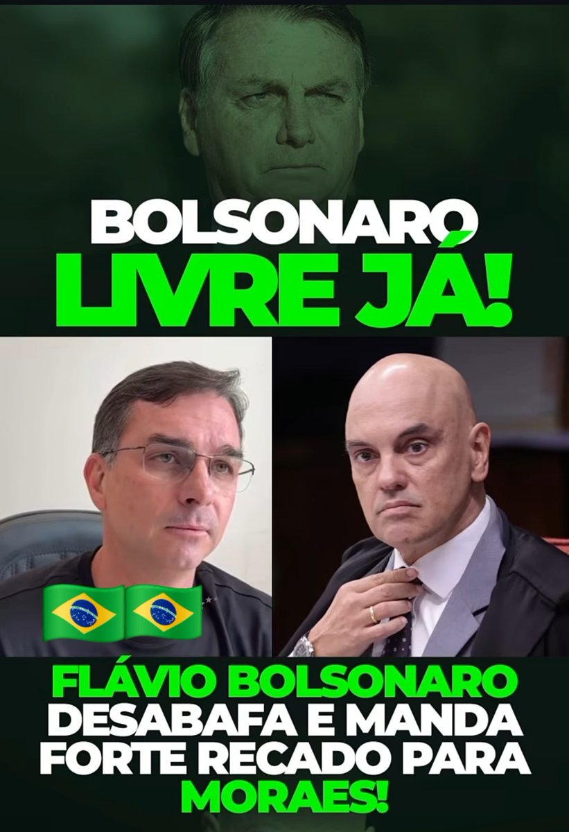 SE ACONTECER  ALGUMA COISA COM MEU PAI , A CULPA É  SUA  ALEXANDRE DE MORAES. 
"SE MEU PAI MORRER  LA DENTRO  , A CULPA E SUA "
COMO JÁ  ACONTECEU COM PEZÃO .
VOCÊ  QUER MATAR  BOLSONARO  ALEXANDRE DE MORAES  ?