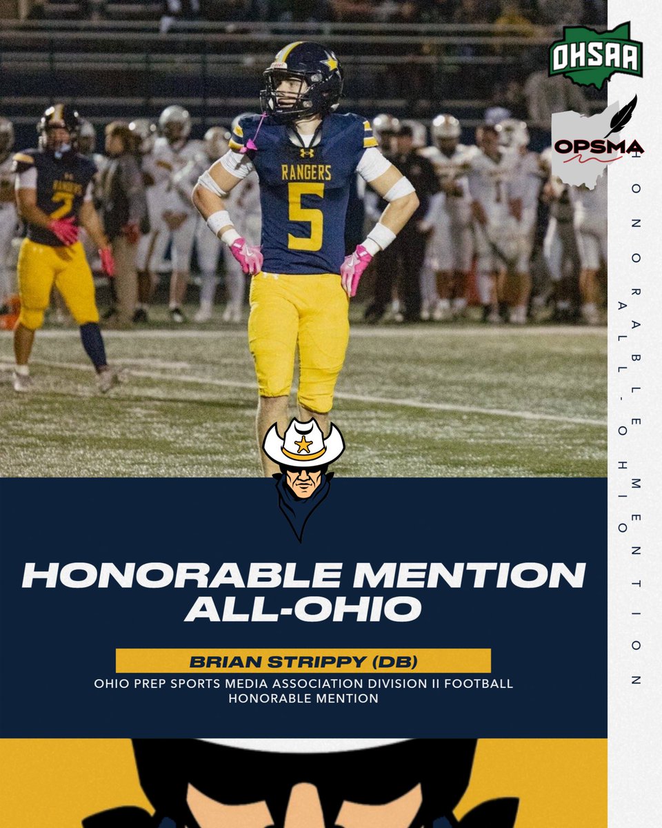 NRRangerFootba1's tweet image. Congrats to our Honorable Mention All - Ohio selections

@JasonEllison55 @StrippyBrian @DylanDeshazo