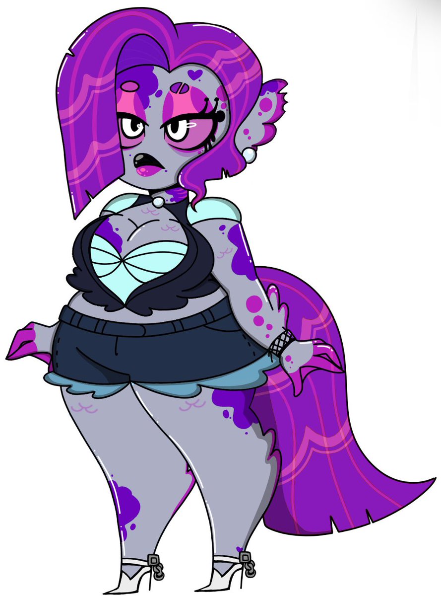 Made a concept for a new oc but…. Not feeling her… Idk she didn’t click with me as much as I wanted her to ; w ; Mhhh…