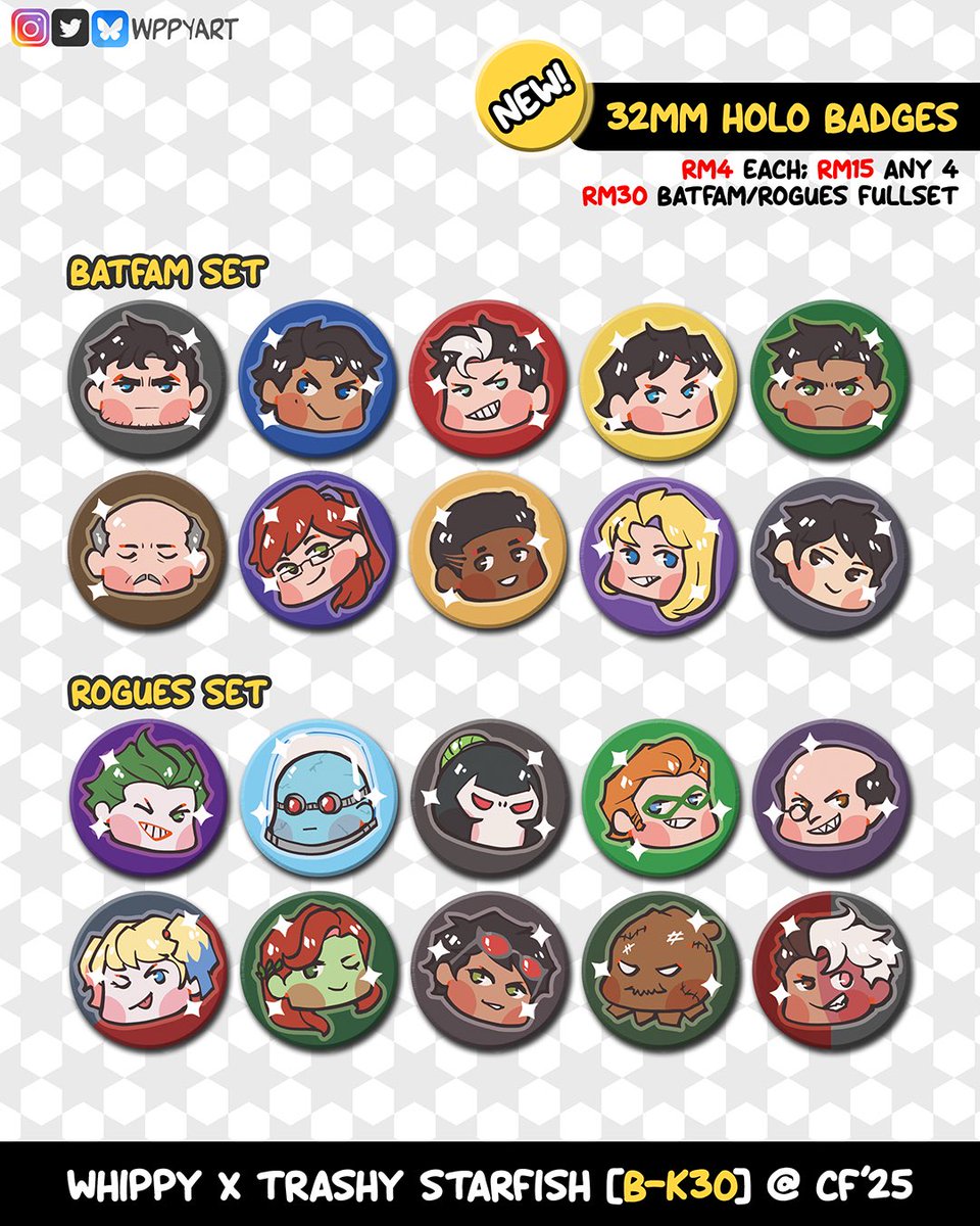 wppyart's tweet image. Hello!! Here’s my humble offerings for Comic Fiesta 2025 🙏 

As usual, I’ll be boothing with the lovely @kuchibread as ⭐️ Trashy Starfish ⭐️ . Find us at B-K30 @ Hall 7, Basic Artbooth Area 🥰

(1/4) 🧵 #comicfiesta2025 #cf2025 #comicfiesta