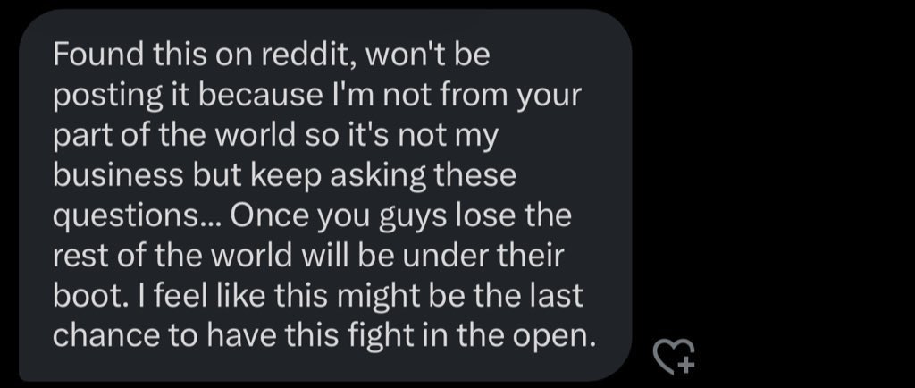 Villgecrazylady's tweet photo. Just got this DM https://t.co/WEh7tgh4m9