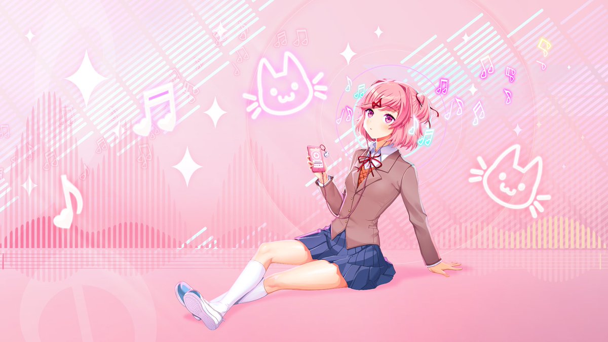 Bigoofers21's tweet image. And to (hopefully, kinda tired 😭) end off today's posts with a bang, here's Satchely's newest artworks which you can find in the gallery exclusively in the mobile port of ddlc with the plus version dlc. Ty Yananeruu for providing the images to me
#ddlc #DokiDokiLiteratureClub