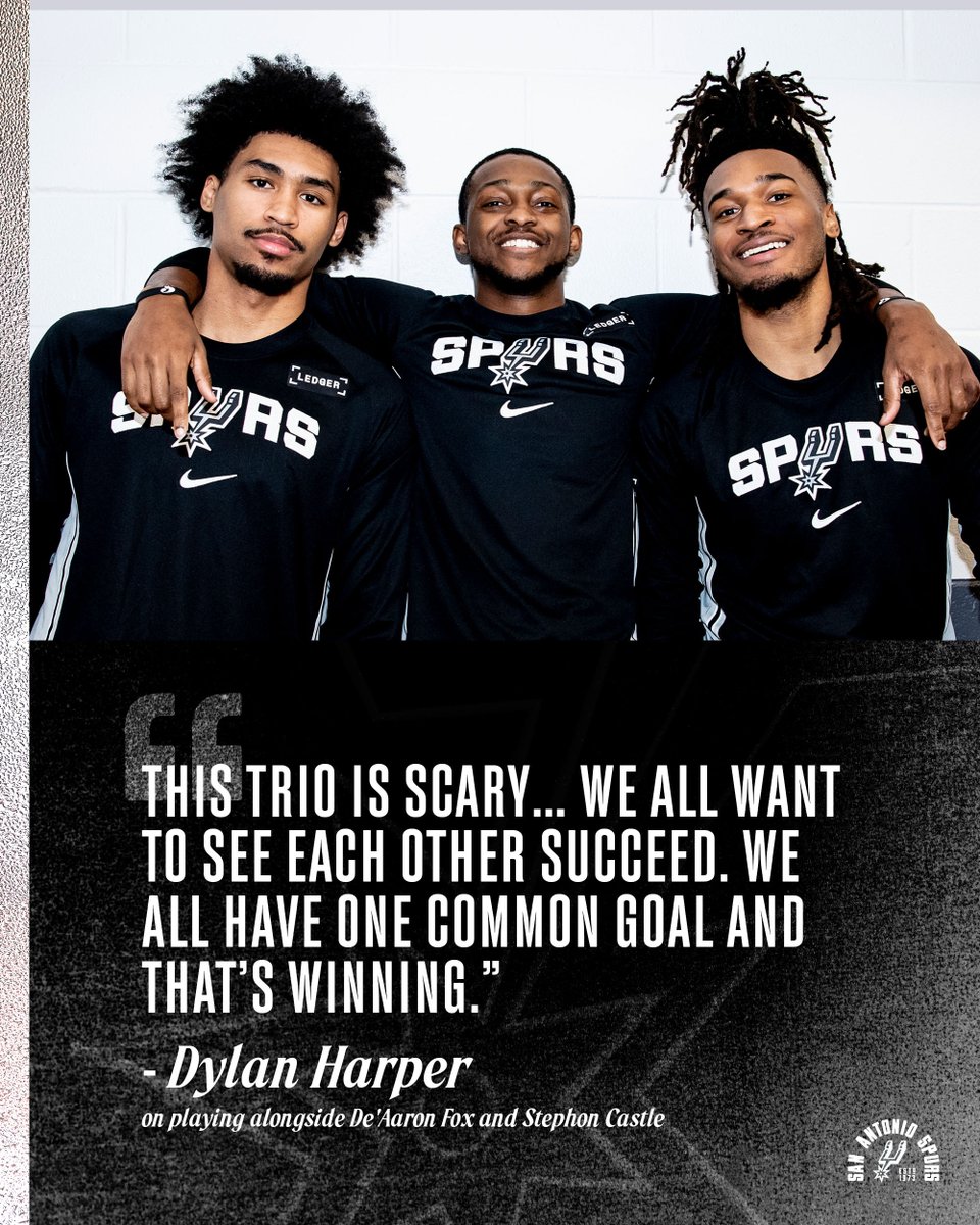 spurs's tweet photo. Ready for more of this trio 👌 https://t.co/NnyZ2vj2uK