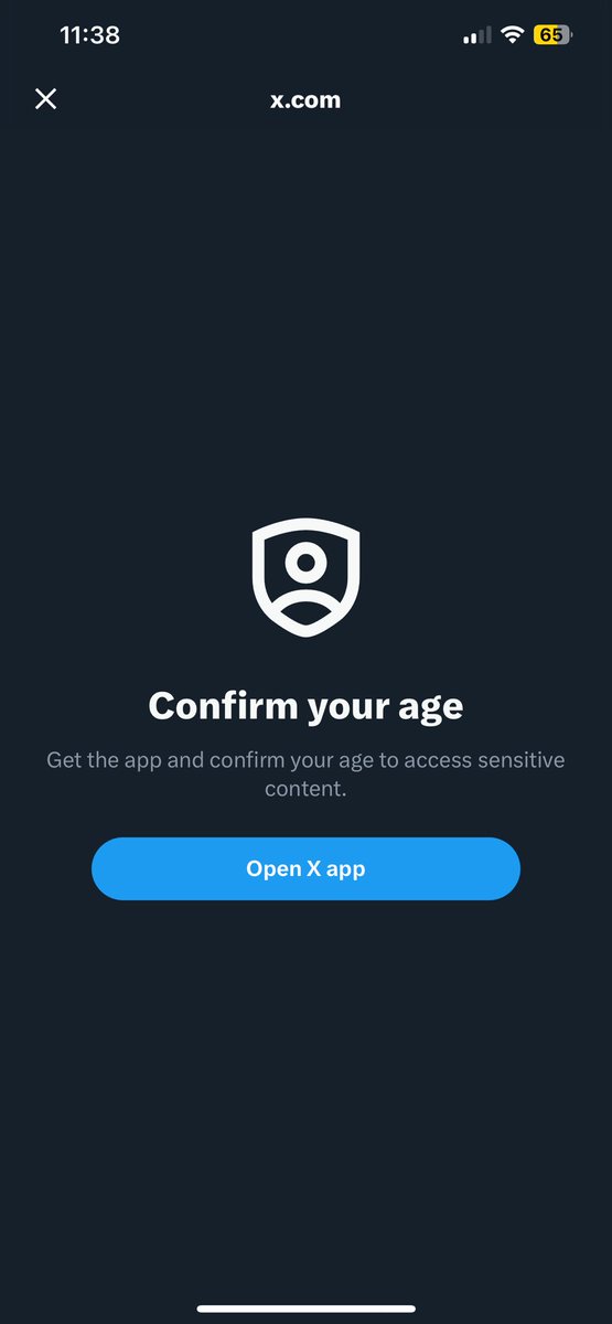 slydog900's tweet photo. To verify your age you have to be on the app, but if your on the app you have to get the app??? https://t.co/LCn5E5lqJ1