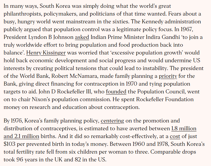 seungylee14's tweet image. finally: an English-language piece about South Korea's birth rates that 1) avoids easy, sensationalist buzzwords 2) lays out how this is an after-effect of a successful, highly effective mid-century public policy program 3) refers to Korean-language sources