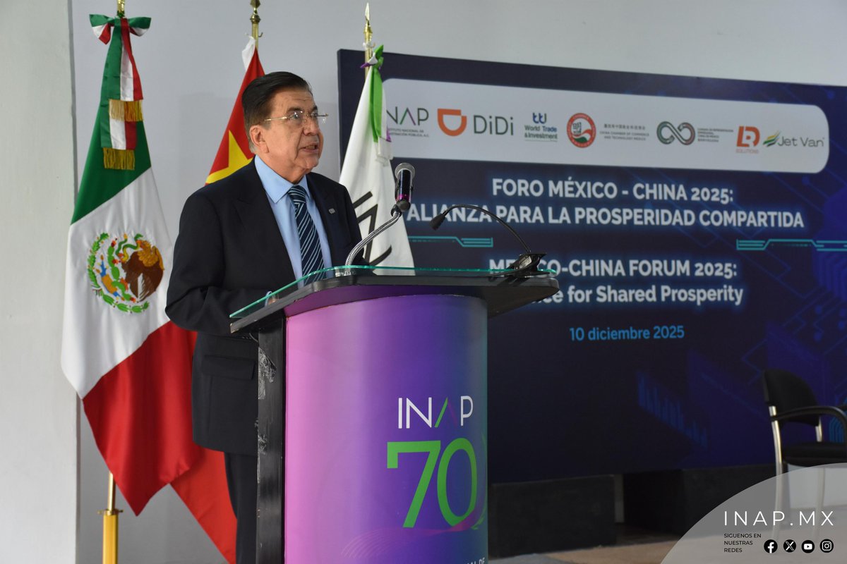 🏫 ¡Inauguración Histórica del FORO MÉXICO - CHINA 2025!

Lo que se vivió en el Acto Inaugural fue la materialización de una visión: la construcción de "Un Puente Hacia el Futuro". 

Con gran entusiasmo, líderes y jóvenes se congregaron para inaugurar el FORO MÉXICO - CHINA 2025: