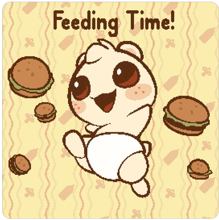 ChesterSmells's tweet image. TODAY I'm rebalancing the audio for FEEDING TIME!! :D:D 🍔🌮🍎🥦🍫🥒

Hoping to make it more clear and JUICEYAH. Also will be releasing a version without music &amp;gt;:D