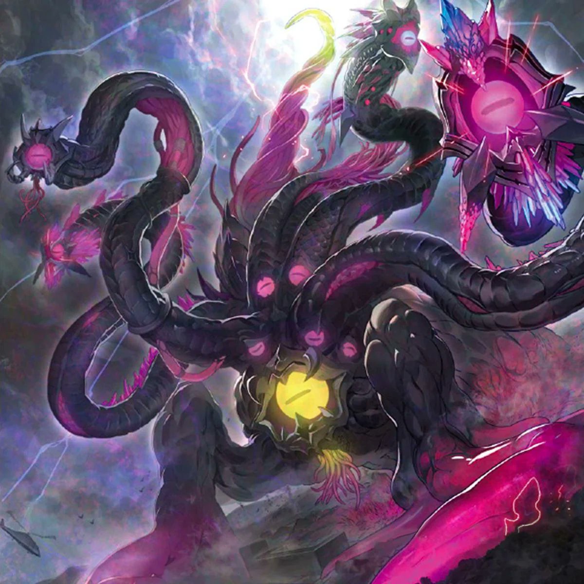 betwixtrambles's tweet photo. @MBTYuGiOh I love these funky Lil dudes but really even the fix card is so bad. Paying over 2k LP to tele out a big bungus that goes minus to activate its effect. They are so cooked to all of the decks https://t.co/yIidClGeRD