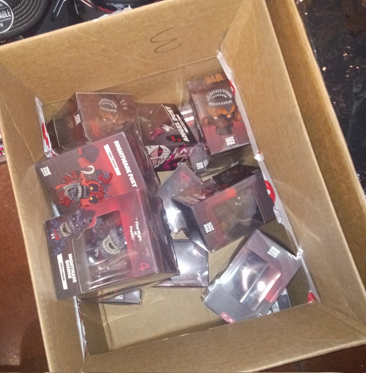 HugoFer88167051's tweet image. FNAF Merch News:
 at Spencer's they have the FNAF 4 figures Youtooz of Nightmare Freddy, Nightmare Bonnie, Nightmare Foxy for around $34.99