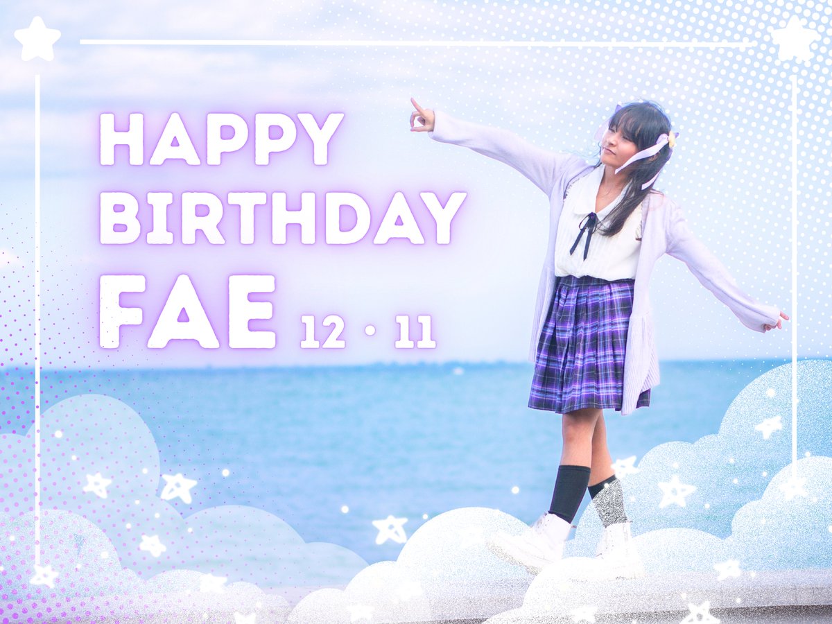 HousekiCanvas's tweet photo. 𝗛𝗮𝗽𝗽𝘆 𝗙𝗮𝗲 𝗗𝗮𝘆! 💜

Lets all form a constellation ‘round the brightest star! Our amethyst, @faetherie !! 🌟 https://t.co/VFMOF6SzAT