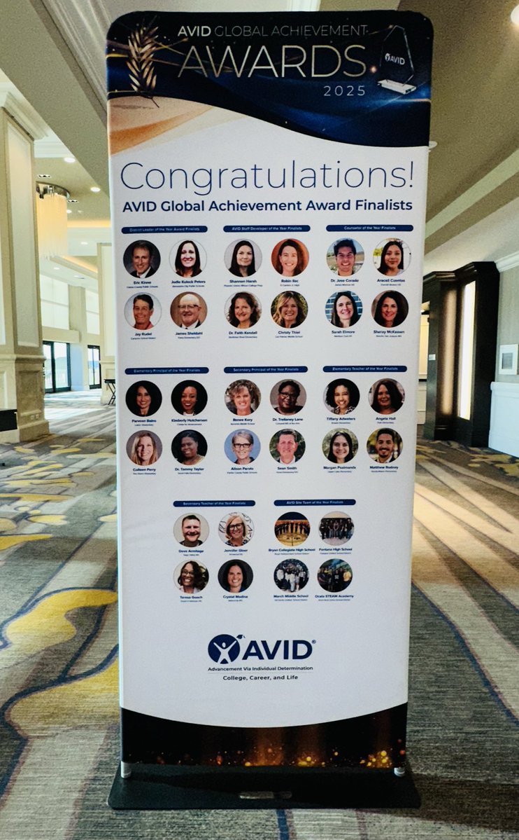 Look who made the AVID Global Achievement Awards board! 🎉
Congratulations to Coach Medina for being named a Secondary Teacher of the Year Finalist! Your impact reaches far beyond the classroom. #AVID #AVIDExcellence