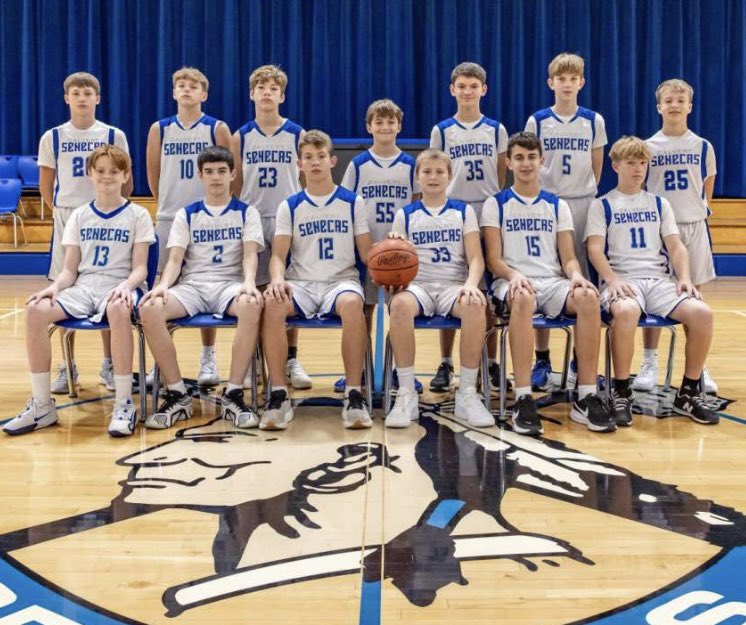 Junior high boys 🏀 with a couple of big victories at Old Fort tonight!