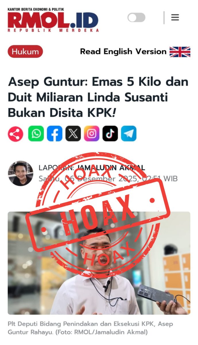 Ngeri kali bah 
Emas 5 kg + uang miliaran 
Kan bisa ditracking siapa yg punya wewenang menyita, pasti ada surat penyitaan, dll, kalau misal ini ulah oknum, ya gampang aja tinggal pecat oknum KPK 

#DukungHakLinda