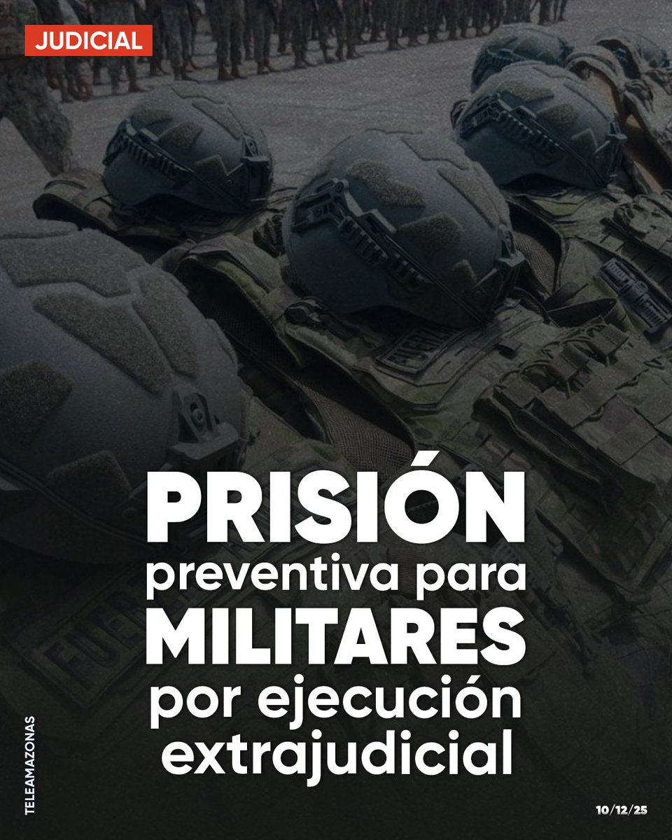 #ATENCIÓN | Seis militares permanecerán en prisión preventiva por la presunta ejecución extrajudicial de un joven en Santa Elena. Conozca los detalles 👉 ow.ly/O2V950XHe1I
