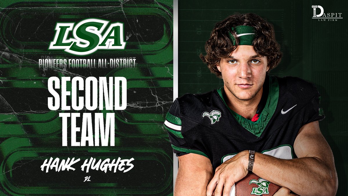 lsaathl's tweet photo. π₯ ALL DISTRICT PIONEERSπ₯
Honored to recognize our Lutheran South Football standouts!
Second Team Defense:
Hank Hughes - DL
Laydn Heinemann - DL
Jack Sloan - LB
Max Saldana - DB
#SouthPride #uncomMEN https://t.co/nxFNMPszaf