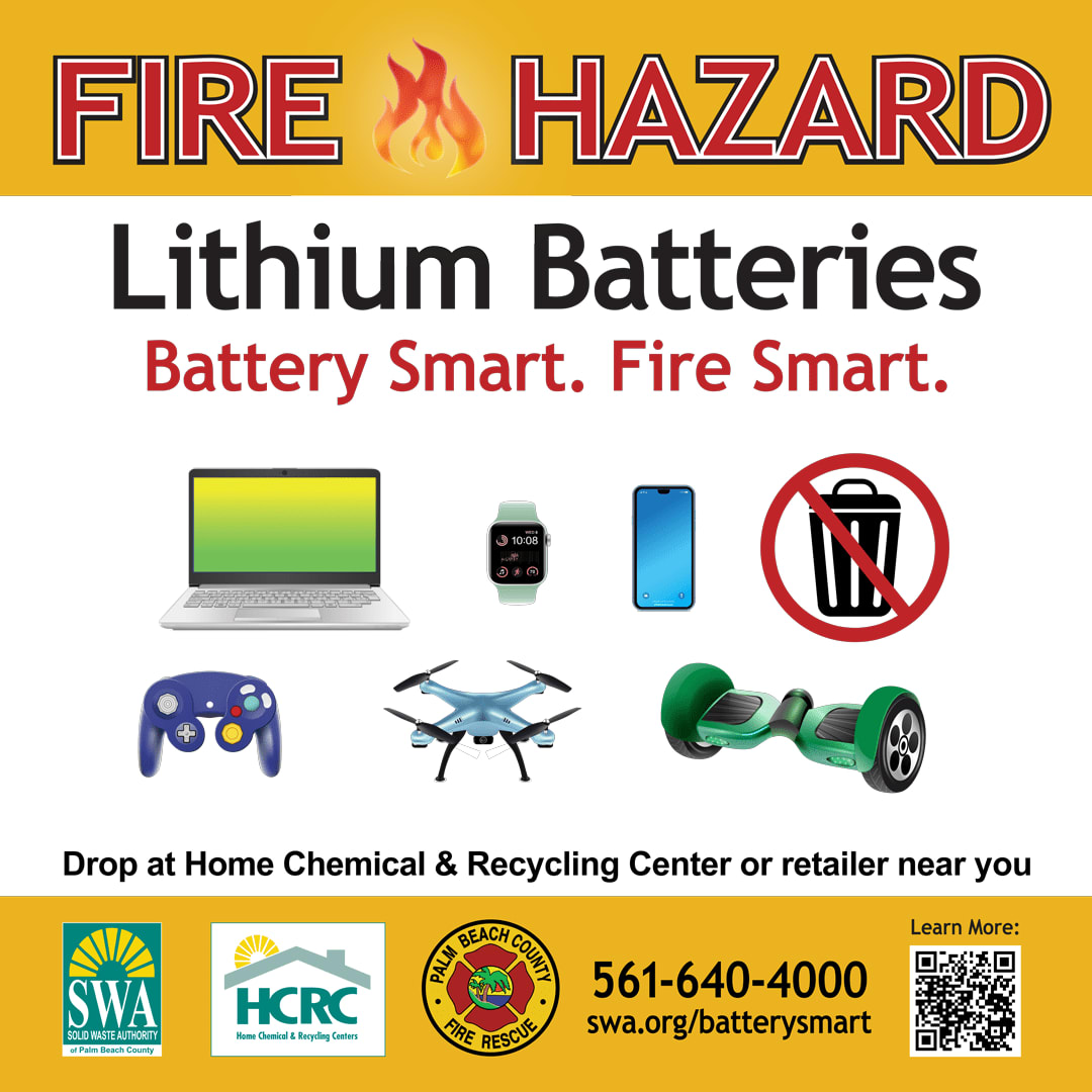 MacaroniKidPBG's tweet image. Holiday upgrades? 🎁 Our sponsor, @SWApbc shares how to responsibly dispose of old lithium batteries. Be battery smart &amp;amp; fire smart! #RecycleRightPBC #swa #mackid #mackidpbg