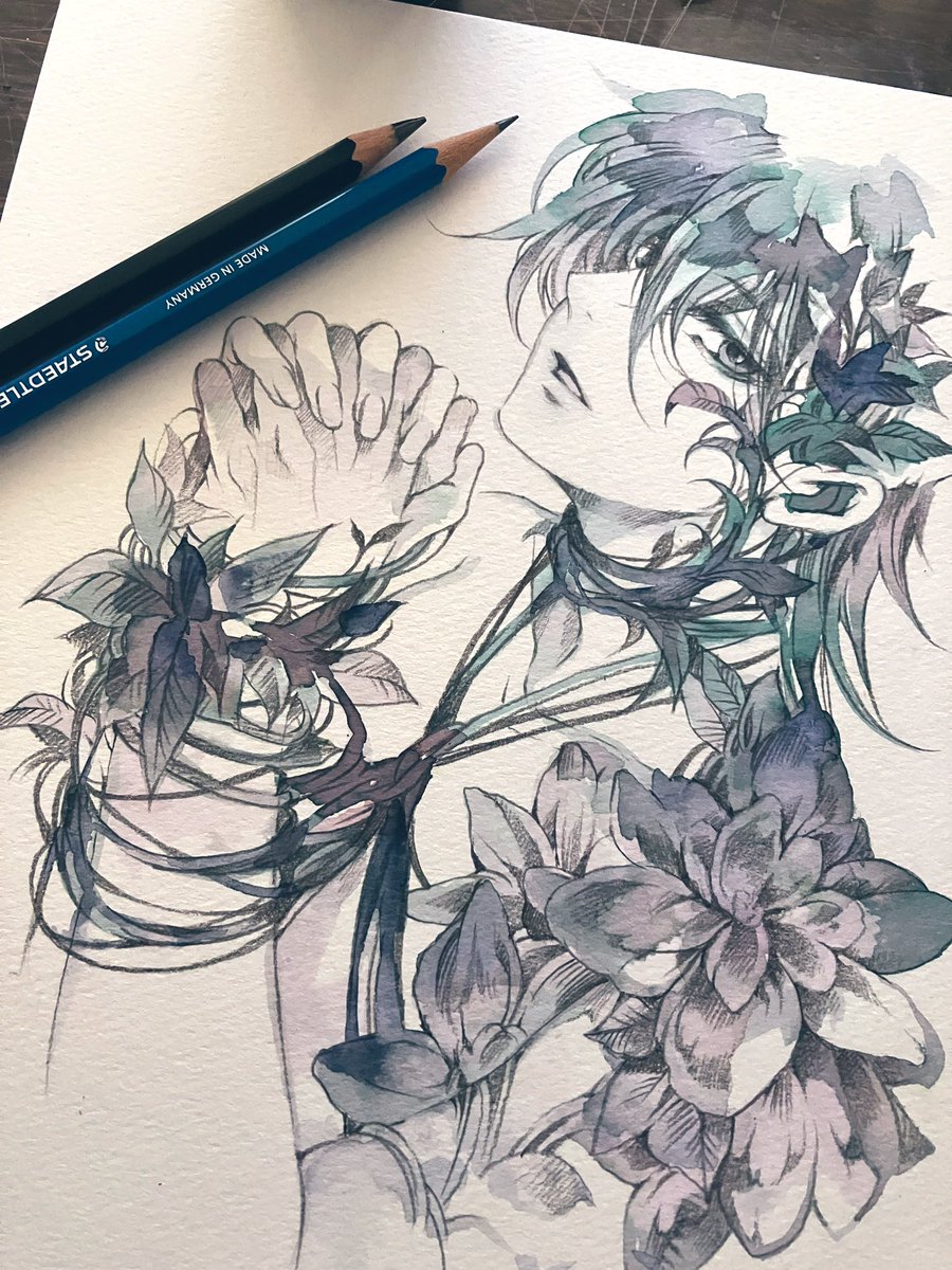 鉛筆画 ハメネイ師 model : hachi @tomoko2303 * * shibainu 2025冬の