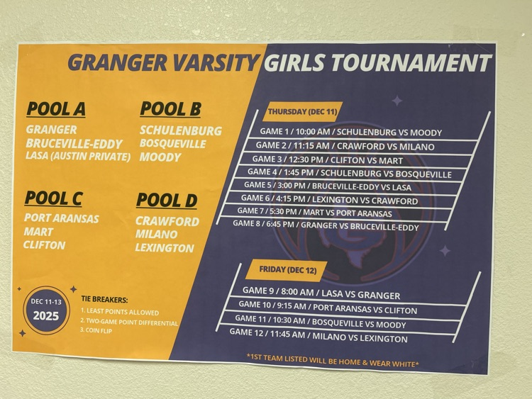 Granger_Lions's tweet photo. Girls Basketball Fans! Get ready, tomorrow starts 3 straight days of girls hoops. Gym is set, Coaches and players are set. Cannot wait to see the excitement of the next 3 days!!

Go Lady Lions!! https://t.co/47MnGMRdgK