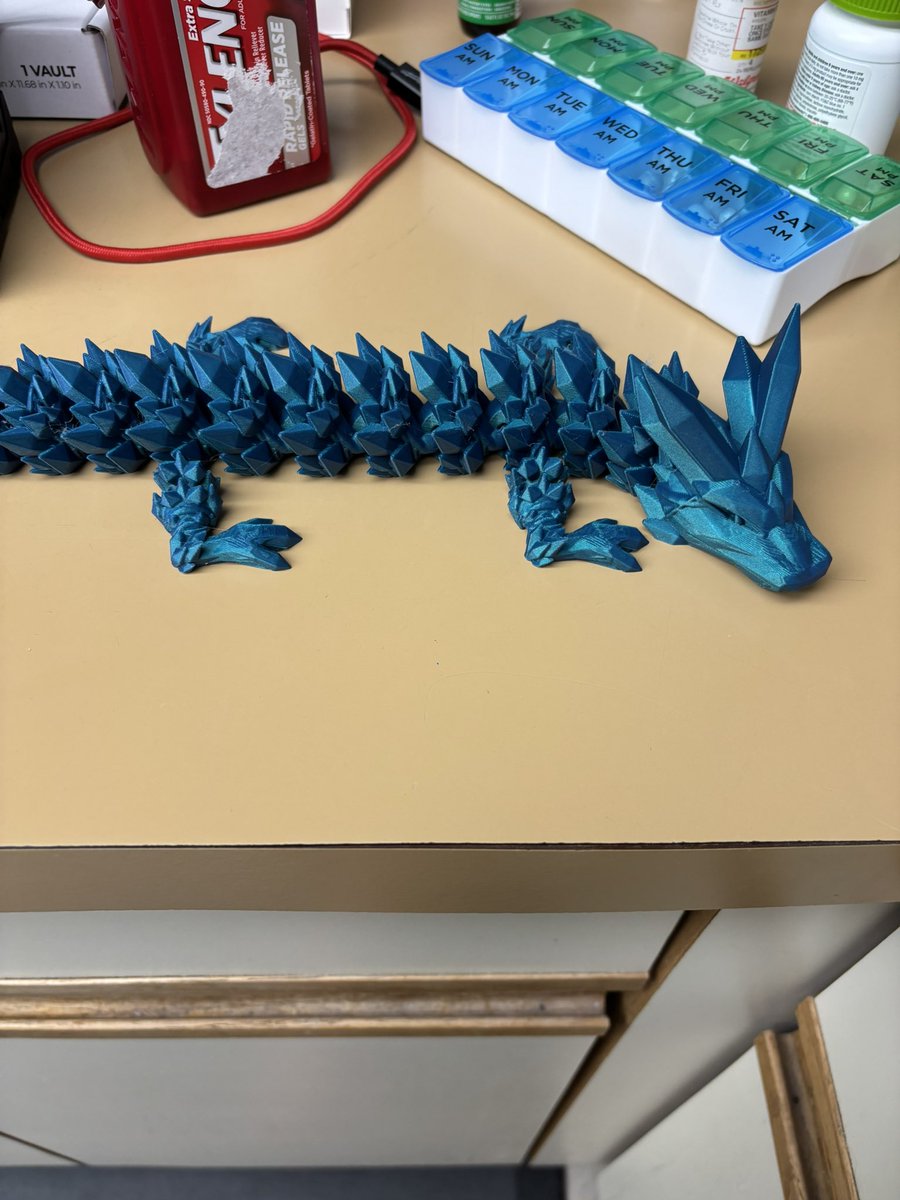 Tigercub07's tweet image. Early 5 year anniversary gift from my husband!!! This 2 foot dragon is beautiful!