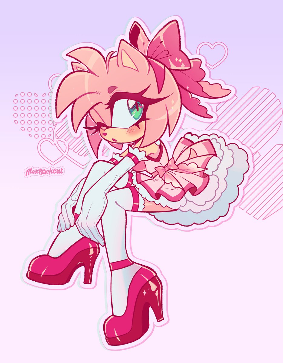 Dibujo rapidito de amy, merecido despues de trabajar solo en comms por meses jaja
#amyrose #amyrosefanart