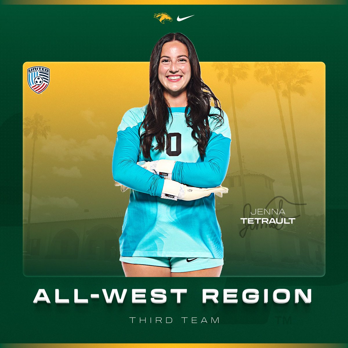cppbroncos's tweet photo. All-West Region🔥

Vanessa Cruz, Liberty Ortiz, Marisa Salazar, and Jenna Tetrault each received United Soccer Coaches All-West region honors.

#WeAreCPP https://t.co/qmPZPTBAUA